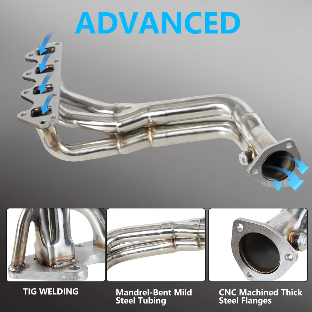 Exhaust Header for Suzuki Samurai Sidekick Geo Tracker 1986-1996 1.3L/1.6L