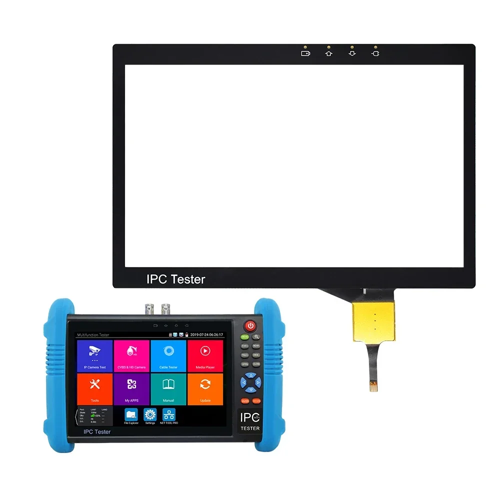 Imagem -03 - Touch Screen ip Câmera Tester Ipc9800 Plus Touch Screen para Reparação Lcd Cctv Tester 54 Ipc5200