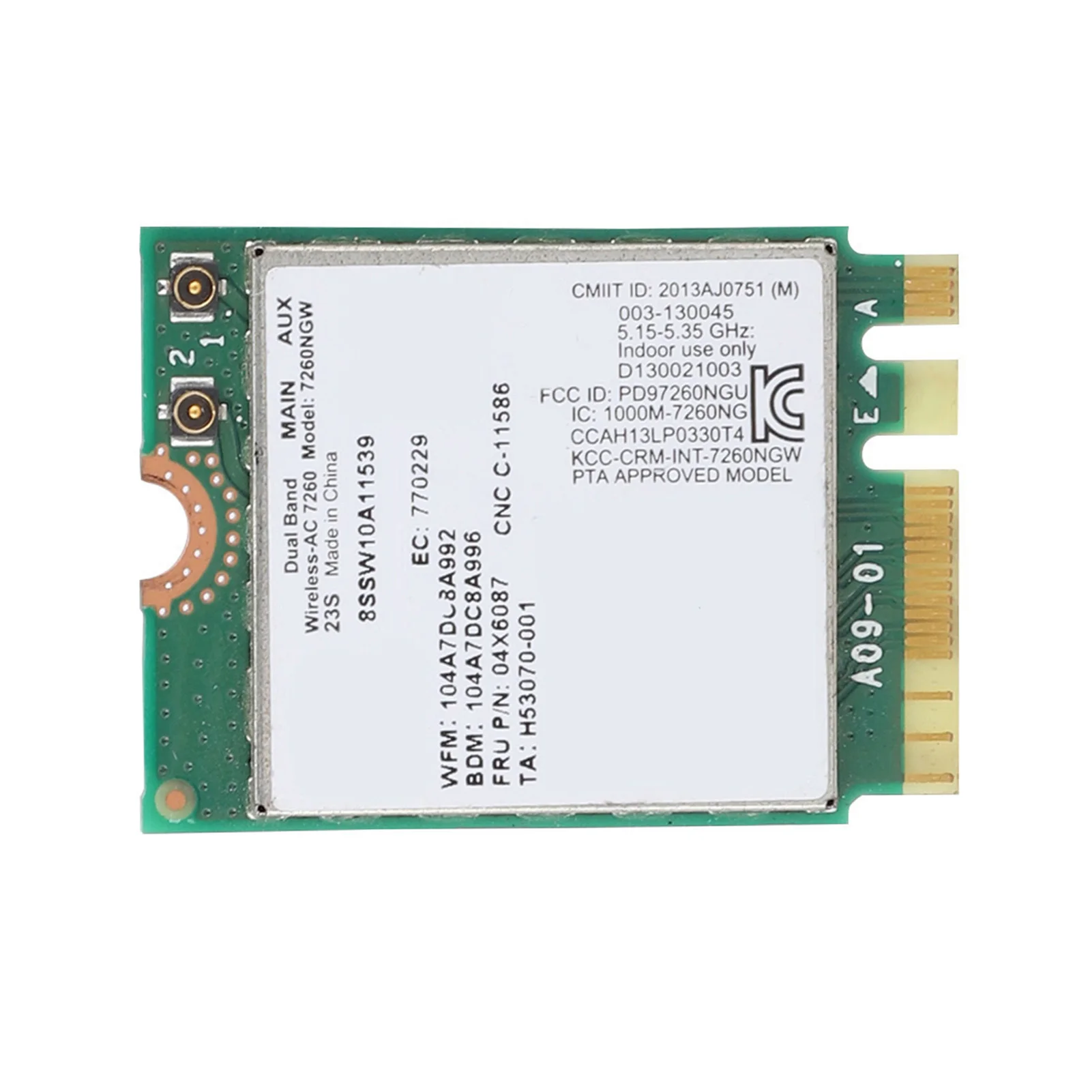 Dual Frequency Network Card for Intel 7260AC 7260NGW Dual band Wireless Network Card for Lenovo IBM Thinkpad FRU04X6087