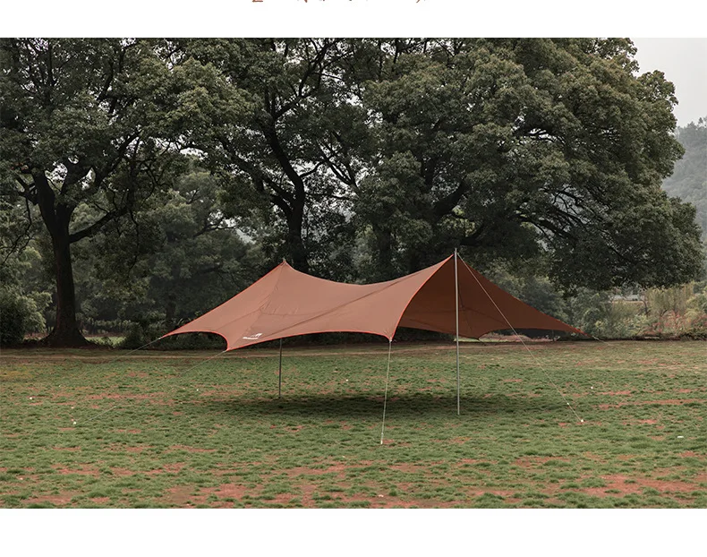 new Mounthiker Outdoor Camping Large Multi-person Rainproof Sunshade Camping Tent Beach Tent Folding Portable Picnic Family Tent