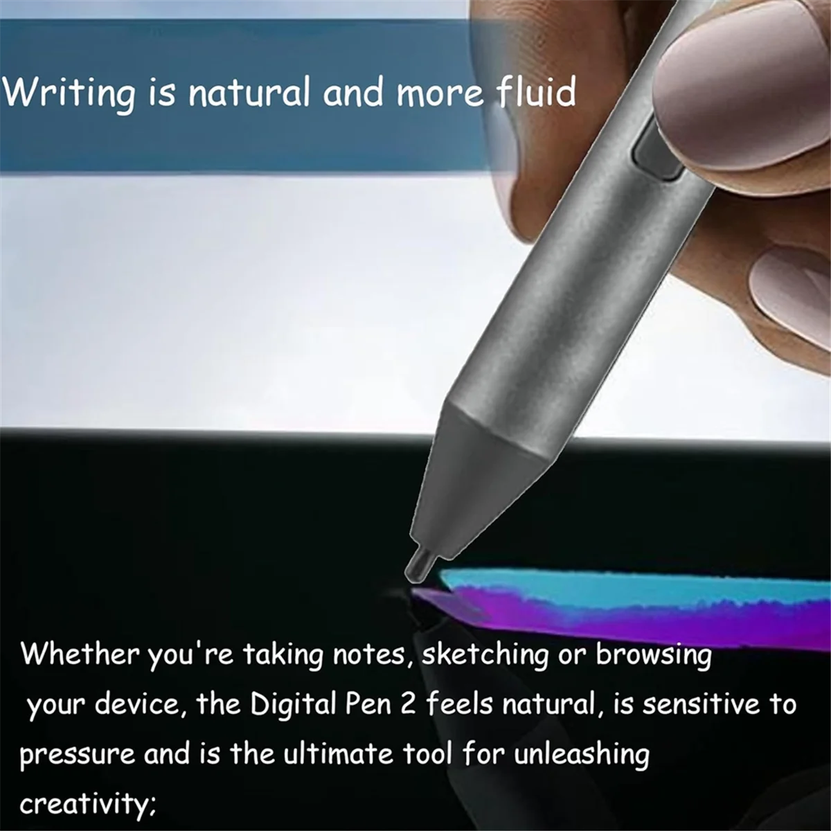 SMIEA Per Lenovo Digital Pen 3 Compatibile con Lenovo Yoga 6/7/9 Pen,YogaBook 9 II,IdeaPad Flex 5 Pen,ThinkBook 13x G2