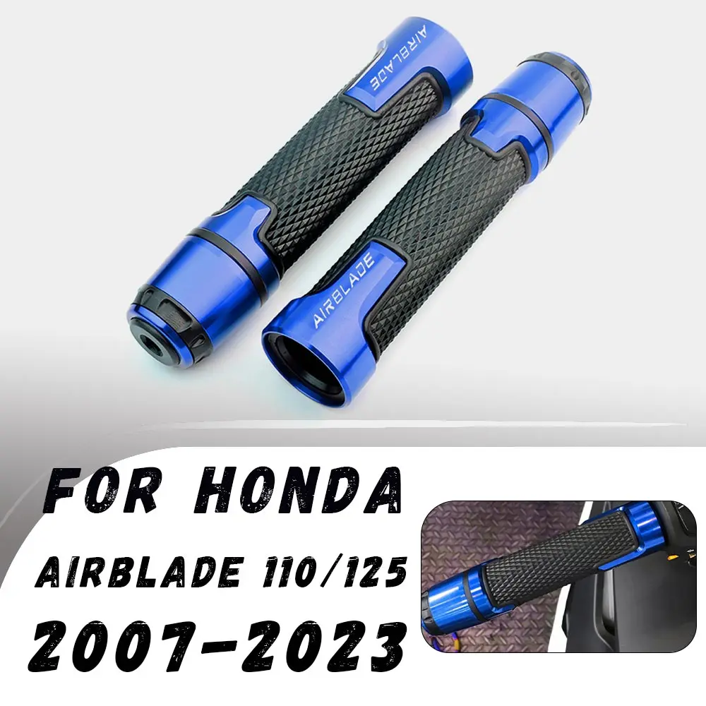 For Honda Airblade 110/125 2007-2023 Motorcycle Non Slip Handlebars Grips Throttle CNC Hand Bars Grips Motorcycle Accessories