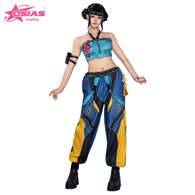 

OSIAS Zoey Cosplay Costume Set Zoey wig Zoey shoes Wuthering Waves How It's Done Stage Outfit