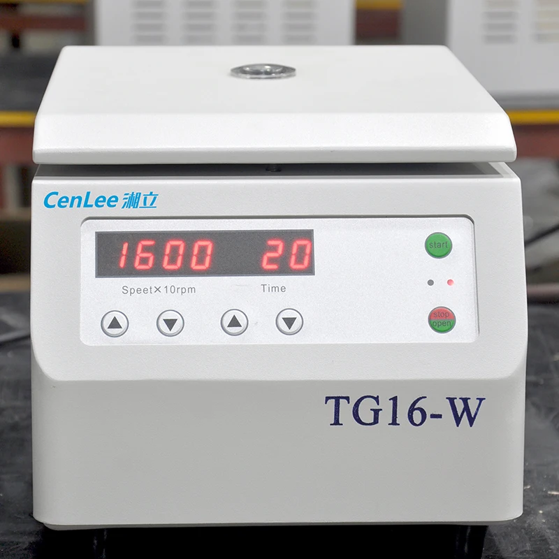 

Hot Sale TG16-W High Speed Microcentrifuge Machine 16000rpm with 12x1.5/2.2ml Angle rotor Brushless Motor Laboratory centrifuge