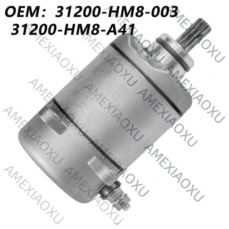 

31200-HM8-003 Starter Motor With Starter Relay Fit For Honda Sportrax TRX250X TRX250EX Recon 250 2009-2019 31200-HM8-A41