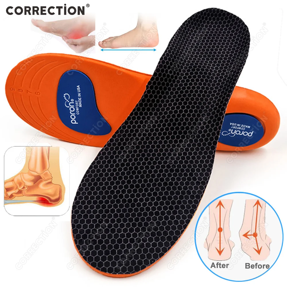 New Sports Elasticity Insoles For Shoes Sole Technology Shock Absorption Breathable Running Insoles For Feet Orthopedic insoles