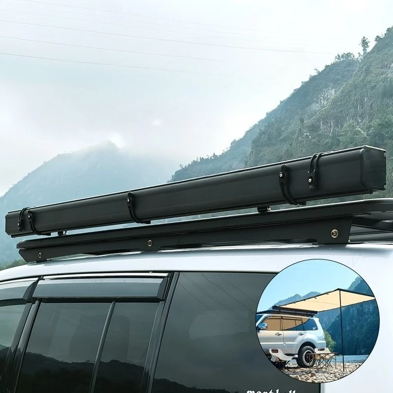

Hard shell vinyl side tent canopy tent side tent off-road awning RV