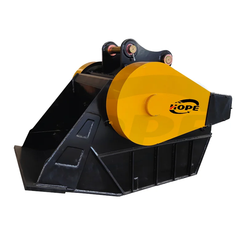 Multi-purpose Excavator Crushing Bucket Screening Loading Construction Demolition Parts