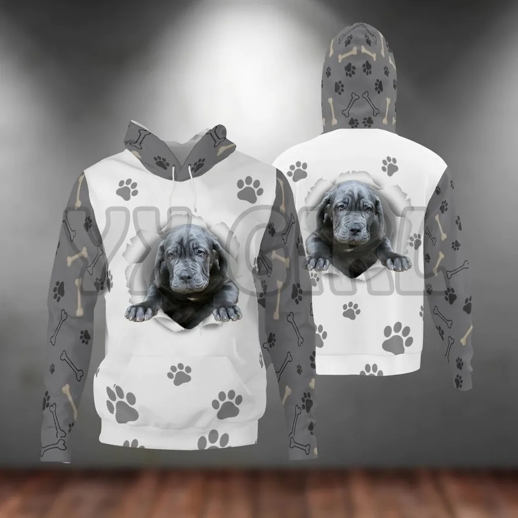 Jack Russell Terrier-Paw Dog  3D Printed Hoodies  Unisex Pullovers Funny Dog Hoodie Casual Street Tracksuit