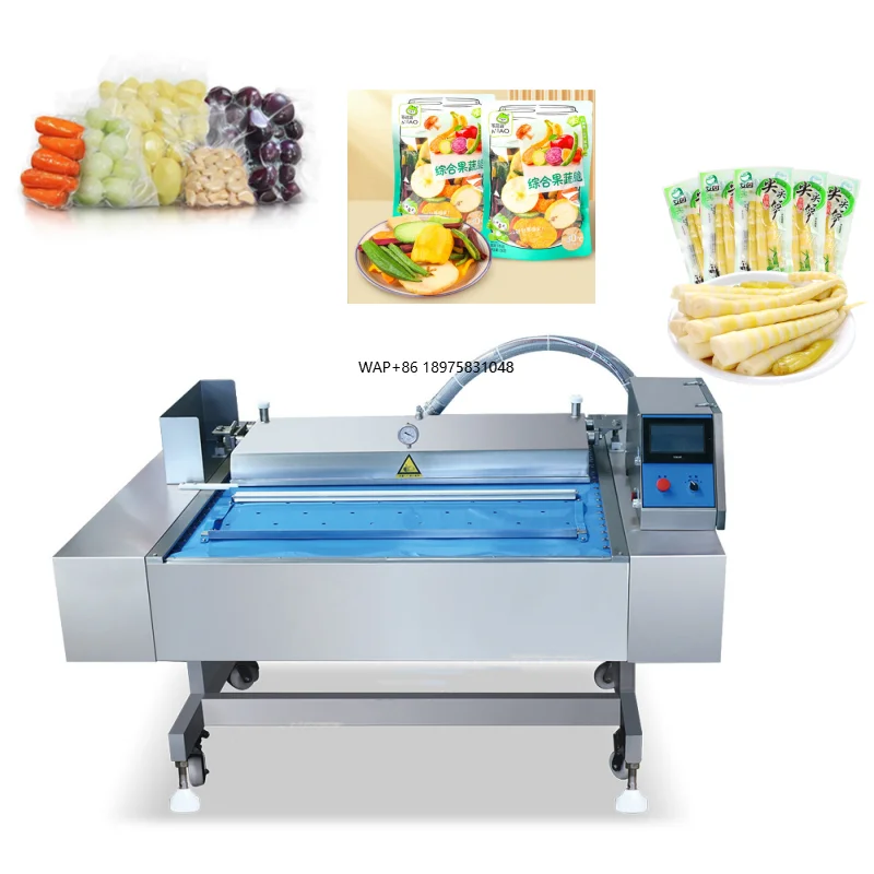Continuous High Speed Rolling Automatic Vacuum Packaging Machine for Small Medium-Sized Food Processing Plants