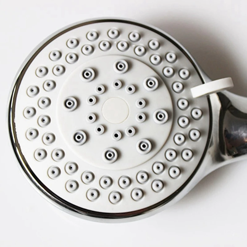Multifunctional Shower Head Handheld Shower Head Water Saving Belt 1.5M Hose Silver