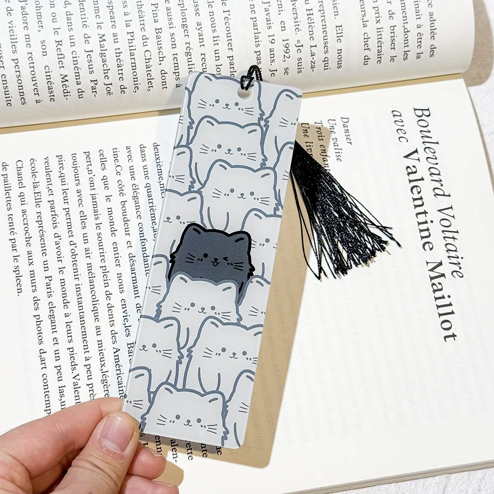 30個入り-猫好きのための猫型ブックマーク-かわいい読書用アクセサリー-文房具ギフト-読書用品-かわいいガジェット-読者向けブックマーク