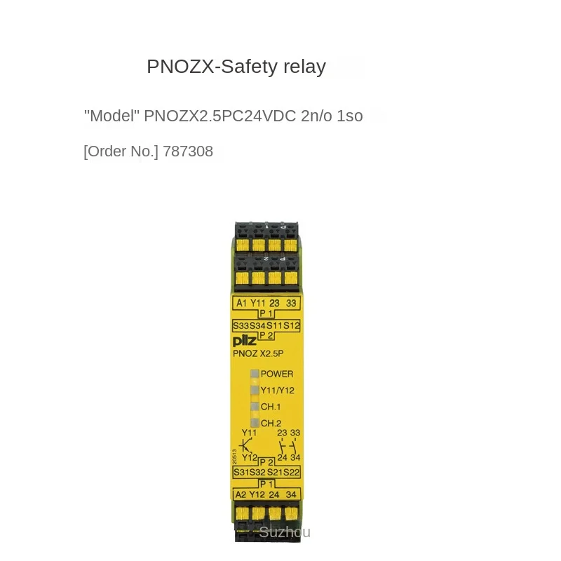 Industrial PNOZsigma Safety Relay PILZ Safety Relays PNOZ X2.5P C 24VDC 2n/o 1so 787308 Multifunctional Configuration Brand New