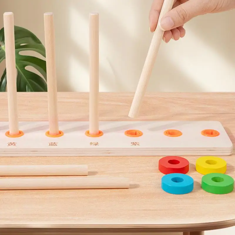 Mathe-Zähler für Kinder, bunter hölzerner Abakus-Ständer, Spielzeug, Regenbogen-Ring, Mathe-Zähler für Kinder, interaktiv, pädagogisch, berechnen