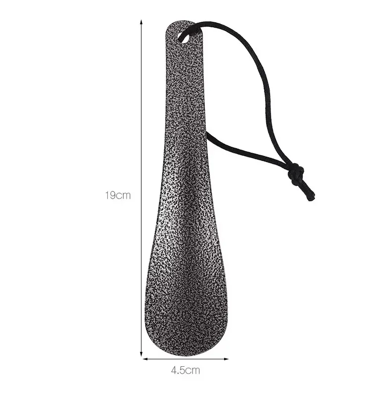 Calzascarpe in acciaio inox 19 cm |   Aiutante portatile per scarpe in metallo per uomini e donne |   Essenziale slip-on per la casa e i viaggi