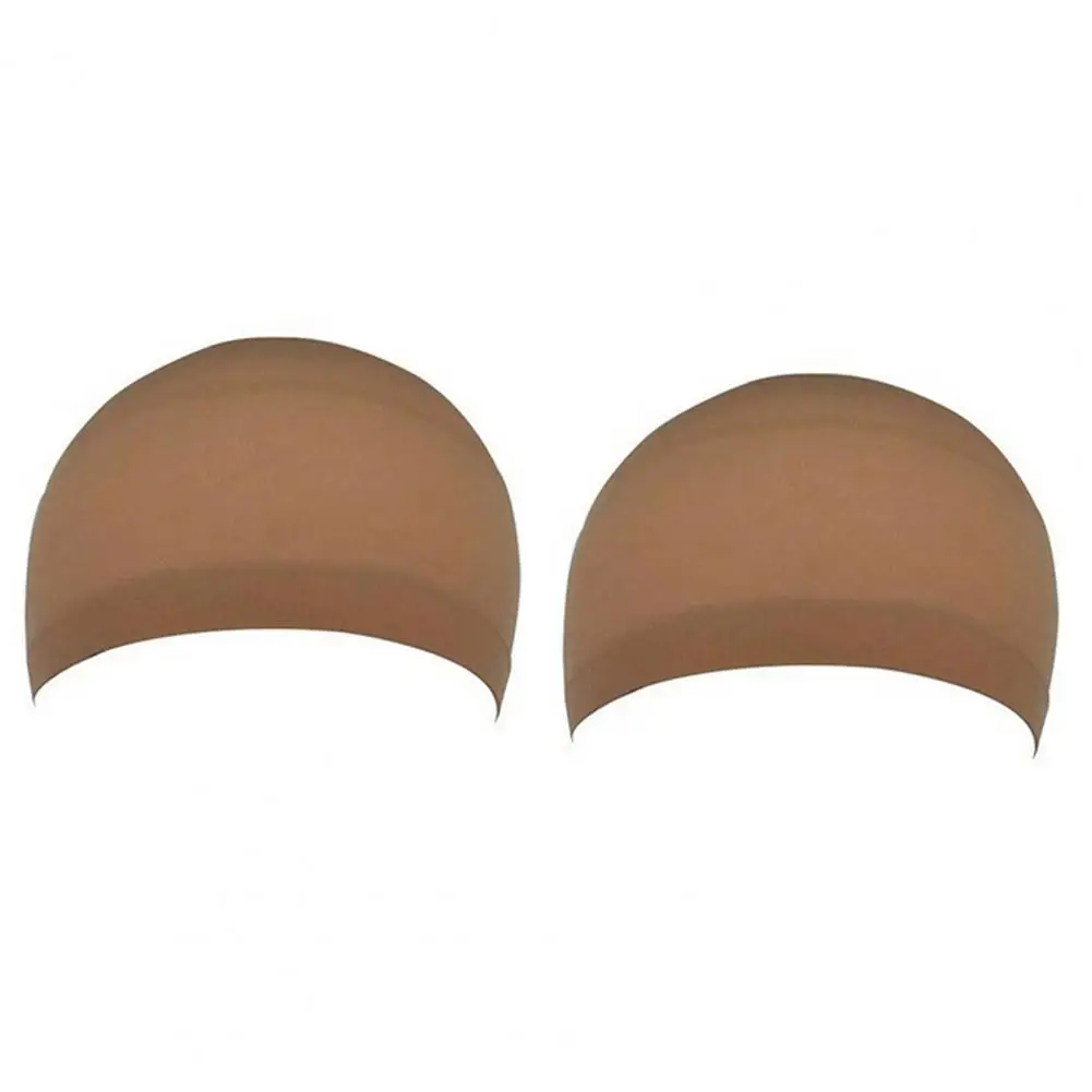 Stretch Mesh Wig Caps para fazer perucas, rede de cabelo, Weave Hairnets, 2 pcs por pacote