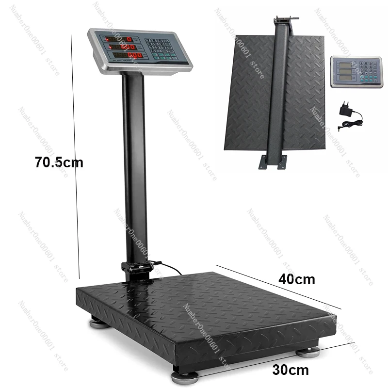 

150kg Folding Steel Plate Electronic Digital Bench Industrial Platform Scale Weight Scale For Luggage Shipping Postal Commercial