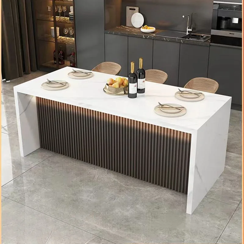 Light luxury dining table Small kitchen Household multi-function Modern simplicity