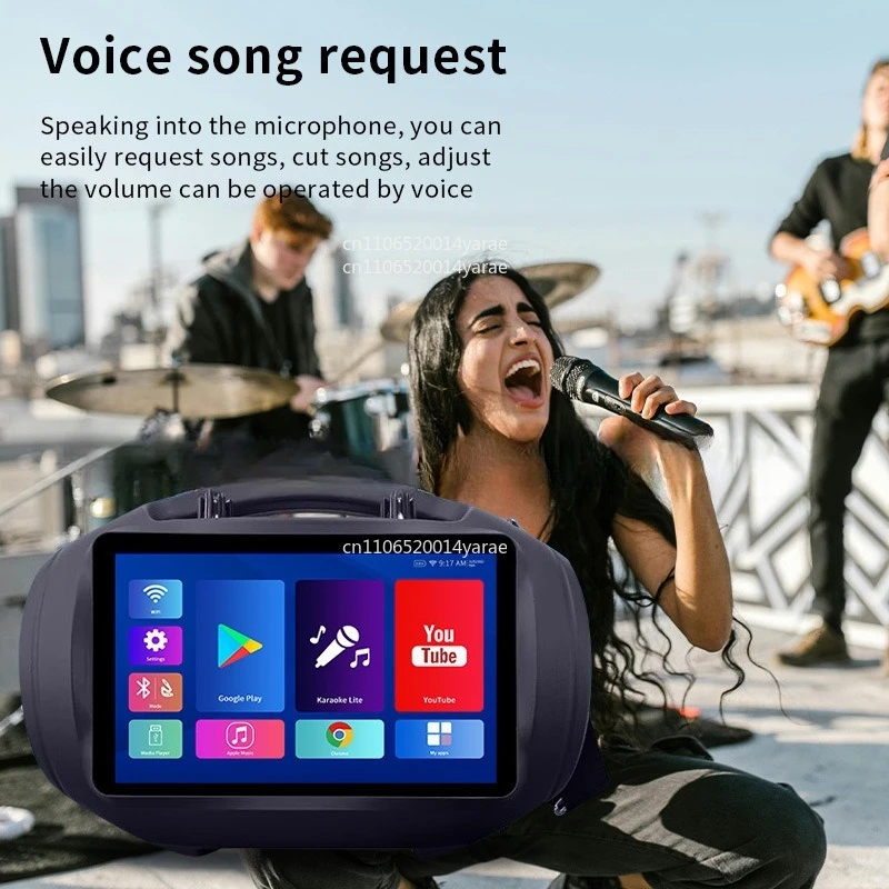 

Exit Square Dance Outdoor Portable Portable Audio High Power Karaoke Karaoke Bluetooth Speaker Jukebox