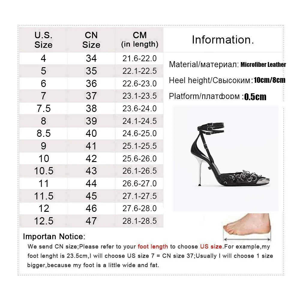 New Metal Pointed Toe Pumps Women Stiletto High Heels Shoes Women Fashion Party Wedding Shoes Women Heels femmes chaussures