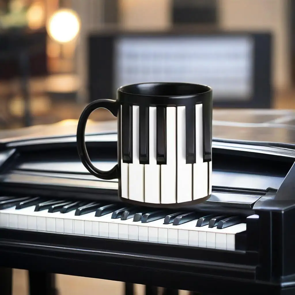 piano picture coffee mug Piano teacher birthday gift cup music lover christmas gift tea cup