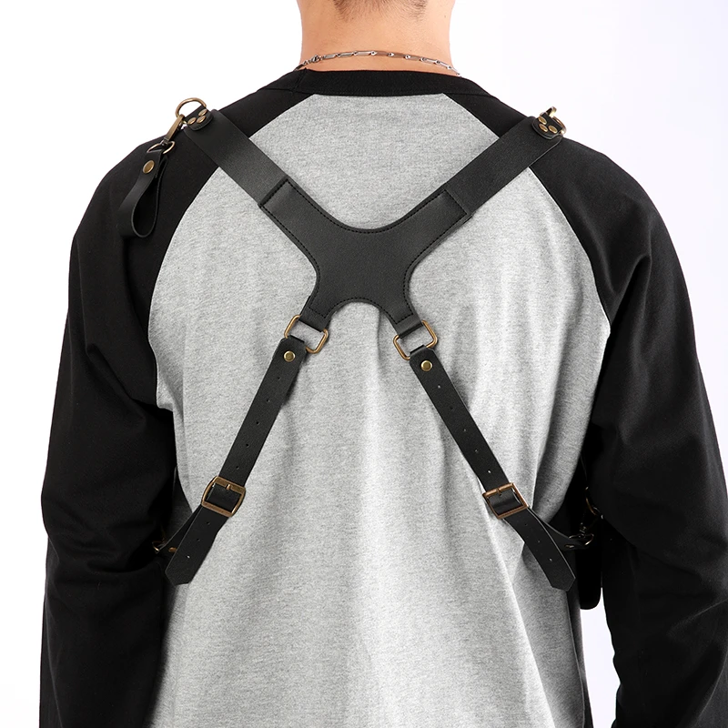 تصميم فاخر للرجال التكتيكية سترة حقيبة عالية الجودة بولي Leather جلد رجل حقيبة صدر للرجال الهاتف الحقيبة خمر تصميم تحت الإبط حقائب الظهر