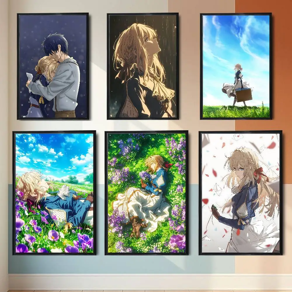 Mechanical prosthetic hand Violet Evergarden Poster Poster Paper Print Home Living Room Bedroom Entrance Bar Cafe