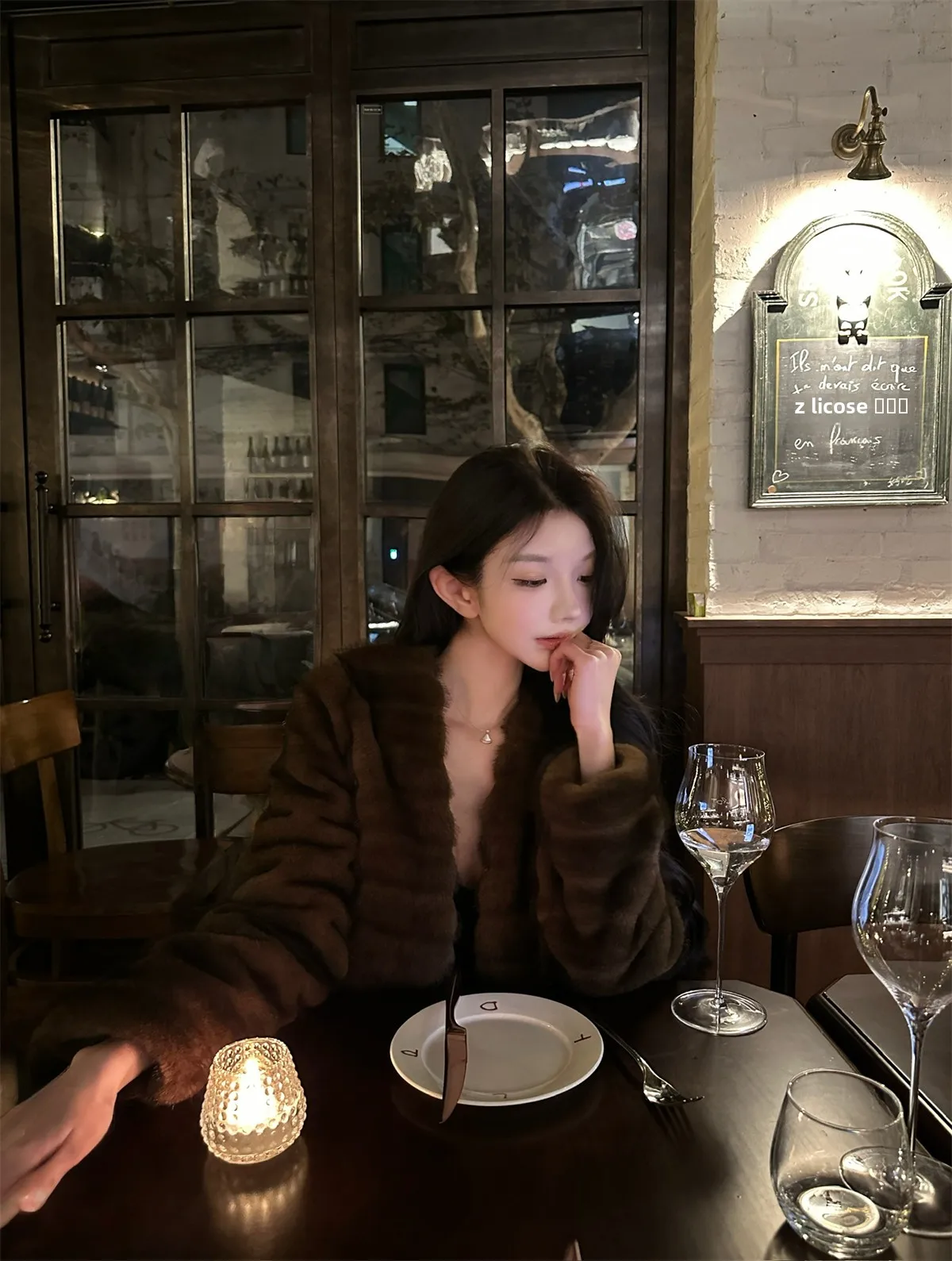 

Kikimy Luxury Thiened Winter Coat Women's Casual Sle Faux Fur Jaet Eco-friendly Quali Simulating Real Fur Outerwear