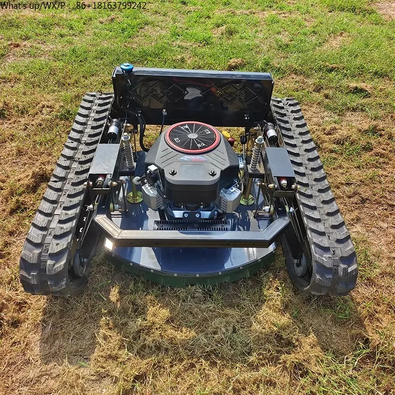 

Hot Top Small Crawler Remote Control Mower 800mm Remote Control Lawn Mower Slope Commercial Lawn Mowing Price 4x4 Lawn Mower