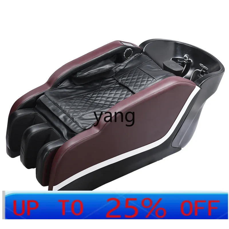 

LH Fumigation Smart Electric Shampoo Bed Hair Salon Barber Shop Hair Flush Bed