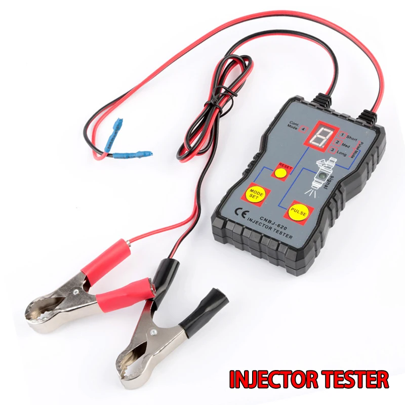 

Car Fuel Injector Tester Automotive Universal Gasoline Injector Flush Cleaner Fuel System Scan Tool Car Cleaning Repairing Tools