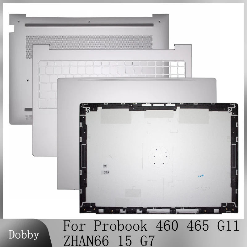 

New Shell For Probook 460 465 G11 ZHAN66 15 G7 Laptops LCD Back Top Cover Upper Palmrest Cover Bottom Case Housing Silver