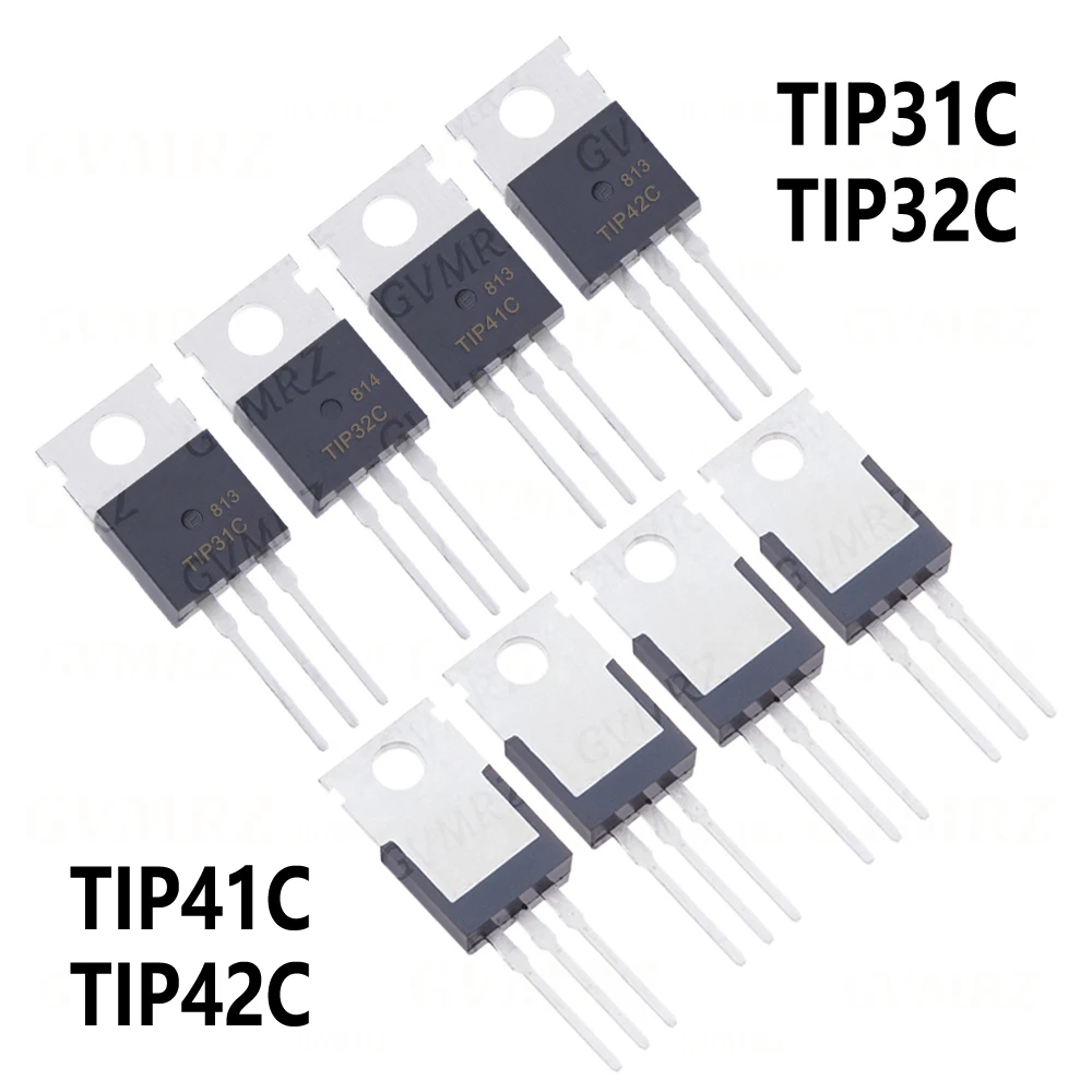 10/50PCS TO-220 TIP31C TIP32C TIP41C TIP42C TO-220 TIP31 TIP32 TIP41 TIP42 transistor TIP31C TIP32C TIP41C