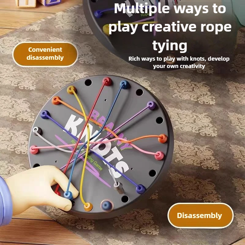 Untangle Challenge Board Game Toy for Children's Intellectual Development and Logical Thinking Training Game Gift for Children