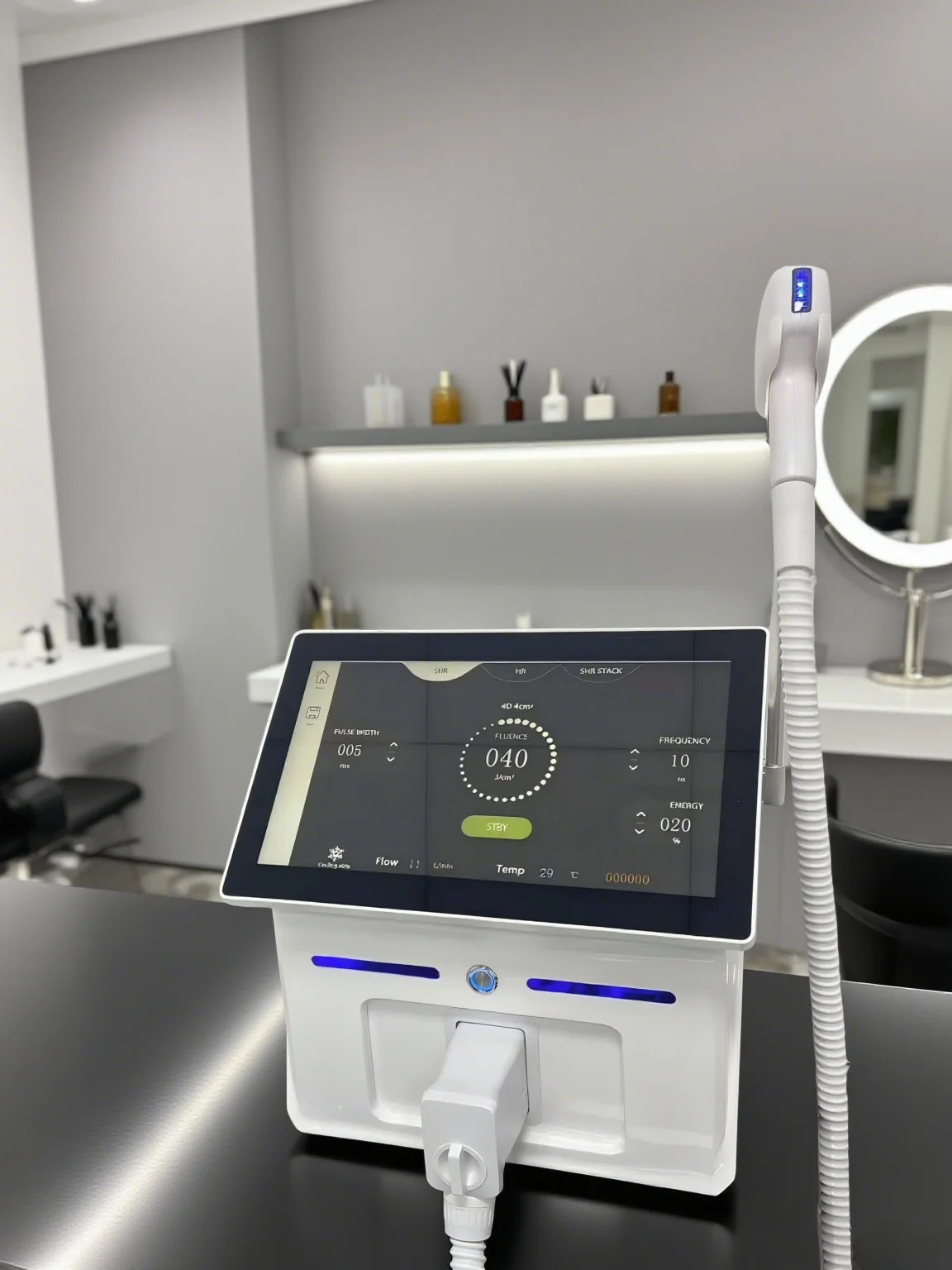 ‌ 2025 المهنية 4000 واط الجليد التبريد ديود إزالة الشعر بالليزر 4 موجات 755 940 1064 808nm جهاز دائم غير مؤلم ‌