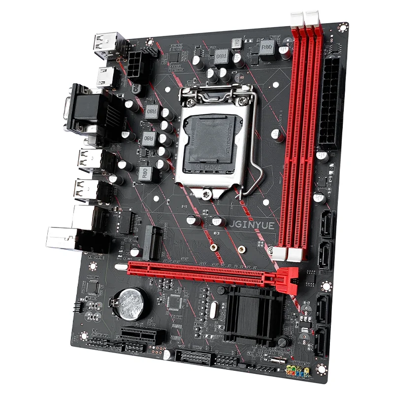 JGINYUE H61M-G Motherboard Combo E3 1230 V2 4Cores 8Threads MAX 16GB DDR3 RAM Kit Desktop PC office Video MOBO - view 3