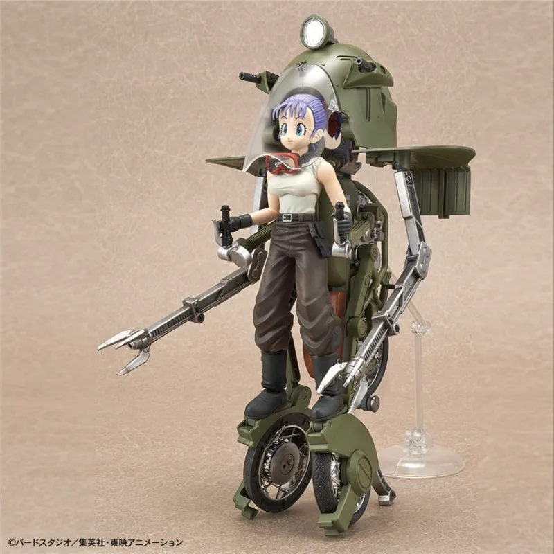 Bandai In Stock Original Figure-rise Mechanics Dragon Ball Bulma's Variable No.19 Motorcycle Anime Action Model Kit Toys Gift