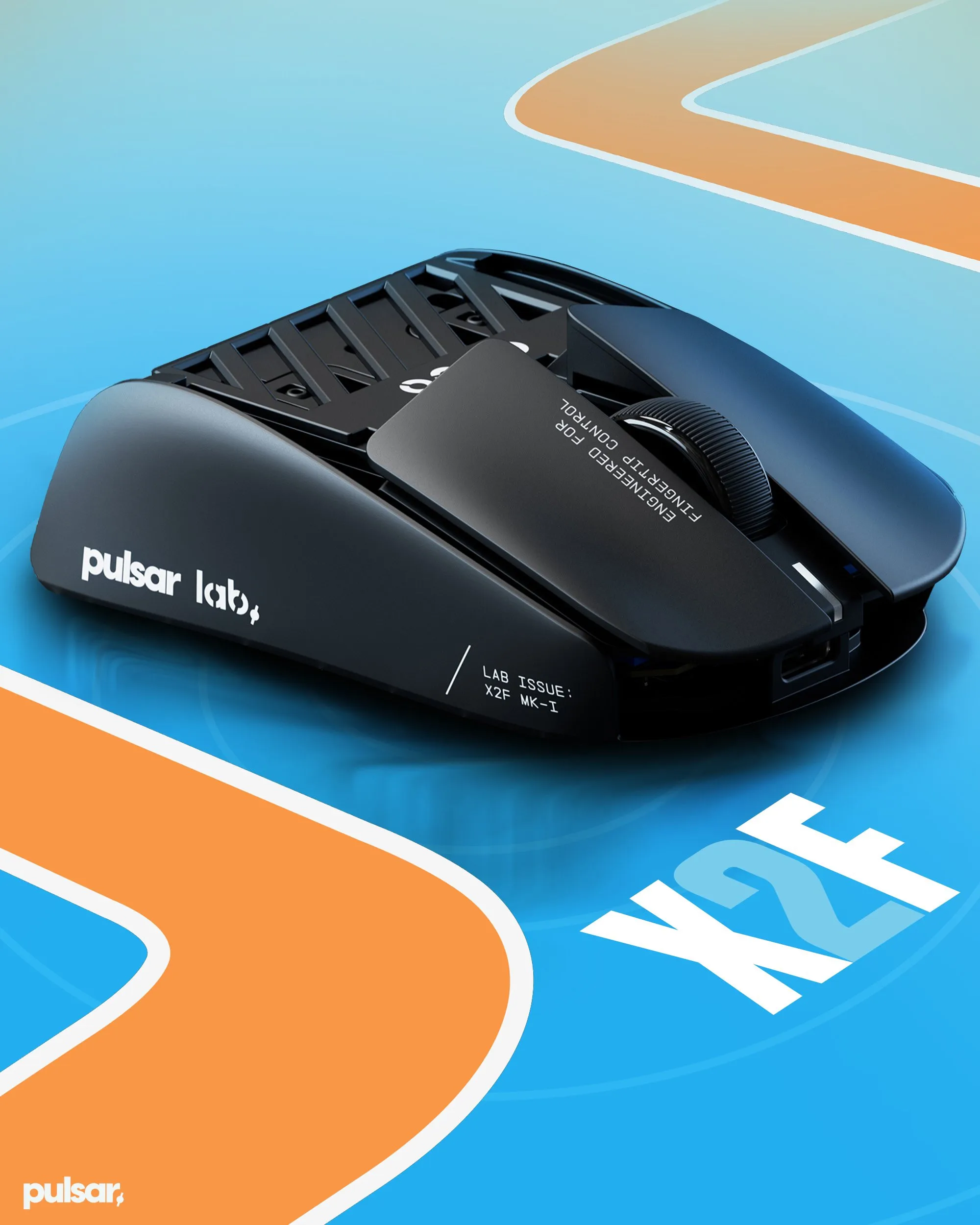 X2F 5th Anniversary Limited Gaming Mouse 38g Ultra Light Fingertip Grip XS-1 Sensor 8K Polling Rate PC Gaming Mouse