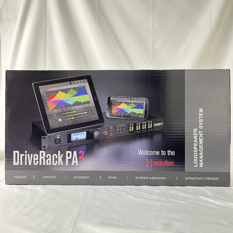 معالج الصوت PA2 Dbx Driverack معالج المؤثرات الصوتية 2 في 6 خارج Dsp معالج الصوت الرقمي