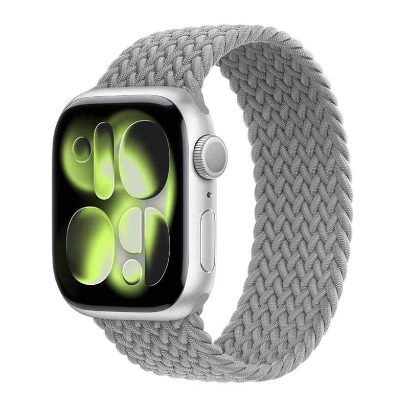 Geflochtene Solo-Loop für Apple Watch Band Serie 11 10 9 7 8 SE 6 Ultra 3 49 mm 46 mm 42 mm 44 mm 41 45 mm Armband Correa iWatch-Armbänder