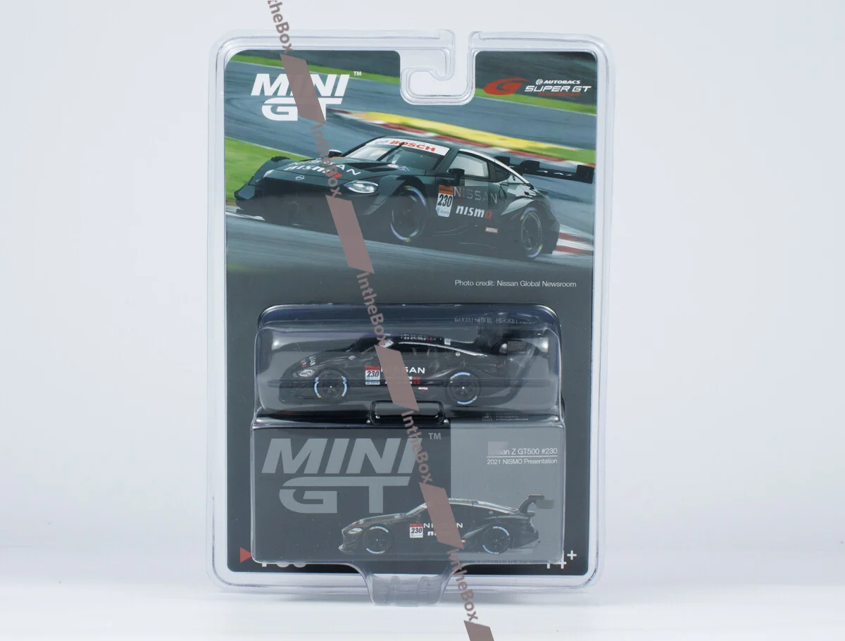 

Mini GT 1:64 755 Z GT500 #230 2021 Nismo Presentation Diecast Model Car Collection Limited Edition Hobby Toys