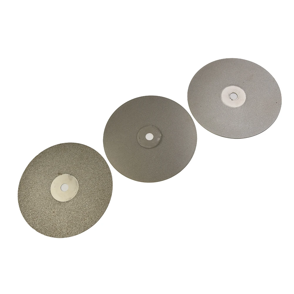 

Набор из 3 абразивных кругов (шлифовальных дисков) для лапидарных работ, диаметр 6 дюймов, зернистость 80/240/400, для стекла, драгоценных камней, ювелирных изделий, камней