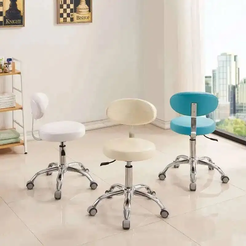 

Doctors Hair Backrests Cutting Chairs Beauty Stools Hairdressing Workers Chairs Nurses Rotating Saddle Sedie Salon Furniture AA