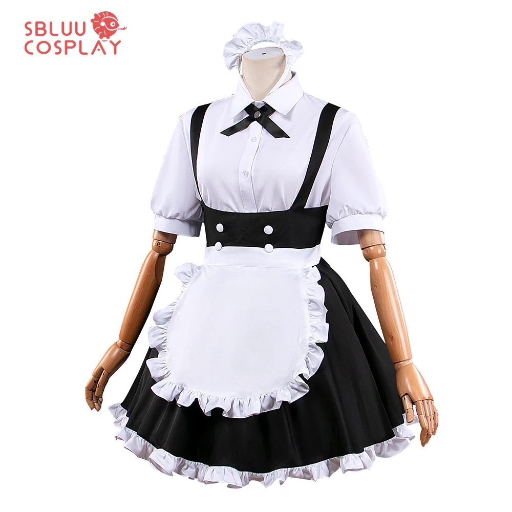 SBluuCosplay Cuộc Gọi Của Đêm Cosplay Nazuna Nanakusa Cosplay Trang Phục Hầu Gái Trang Phục Yofukashi Không Có Uta No Cosplay Tóc Giả