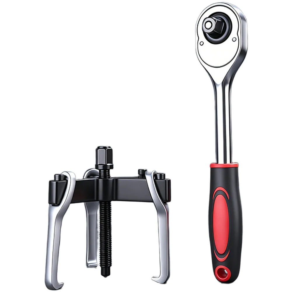 Three Jaw Puller Industrial Bearing Removal Tool High Torque Chromium Vanadium Steel Adjustable Claw Extractor For Auto Machiner