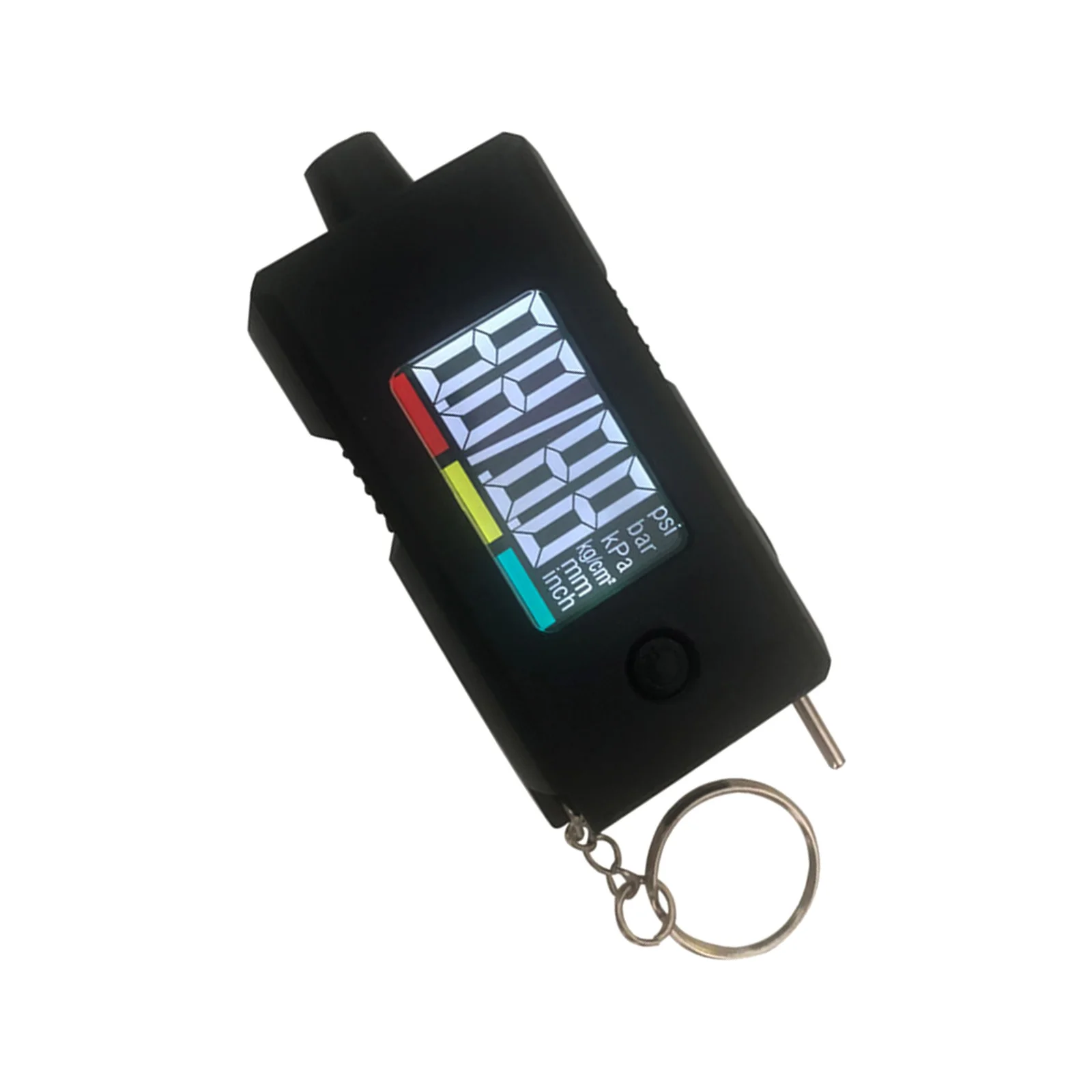 

2 In Tire Pressure Gauge Tire Tread Depth Measure Tool For Car Truck Motorcycle Black Portable Repair Tool