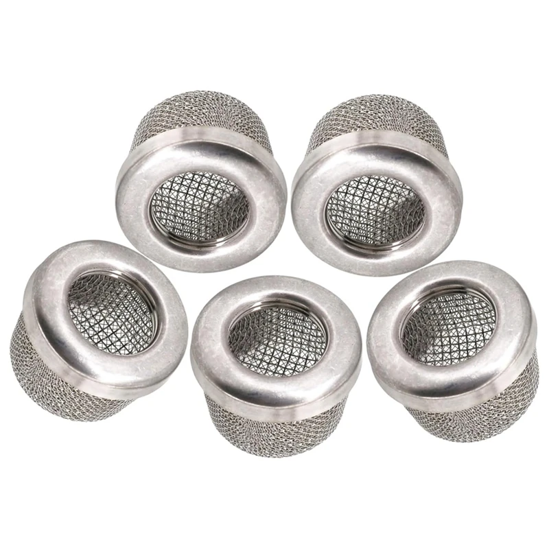 5Pcs Stainless Steel Pump Inlet Strainer Screen Filter For Airless Paint Sprayer Suction Hose,Replaces 181072 Filter