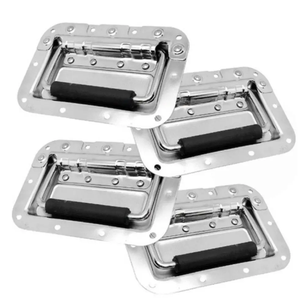 

4 шт., подпружиненный поворотный замок-бабочка, пряжка, защитный замок, утопленное крепление, замок для полета, сверхмощный сплав