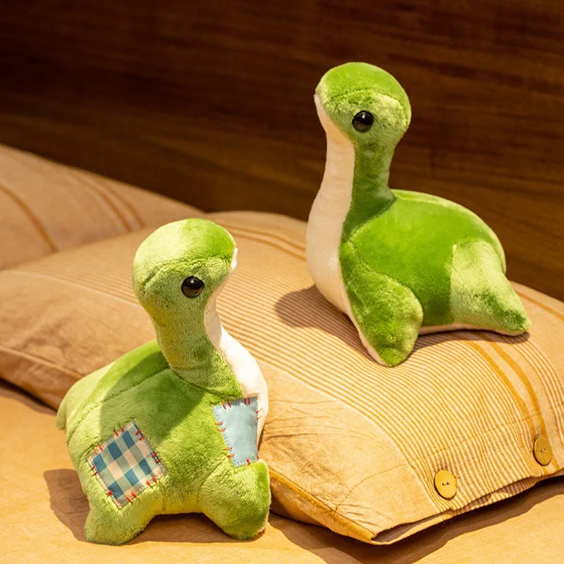 

Legends Nessie Plush Stuffed Animal Soft Green Patch Design Loch Ness Monster Doll Kids Children Birthday Gift Wholesale