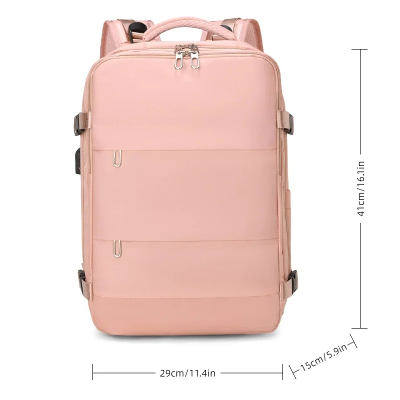 حقيبة ظهر متعددة الوظائف للسفر للأعمال، سعة كبيرة، مع حجرة أحذية مستقلة، حقيبة ظهر للسفر، حقيبة كمبيوتر محمول، إلخ